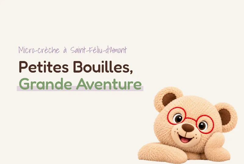 Petites Bouilles, Grande Aventure : la mascotte Boubouille de la micro-crèche Bouilles d’Amont